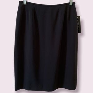 Kasper black petite suit skirt